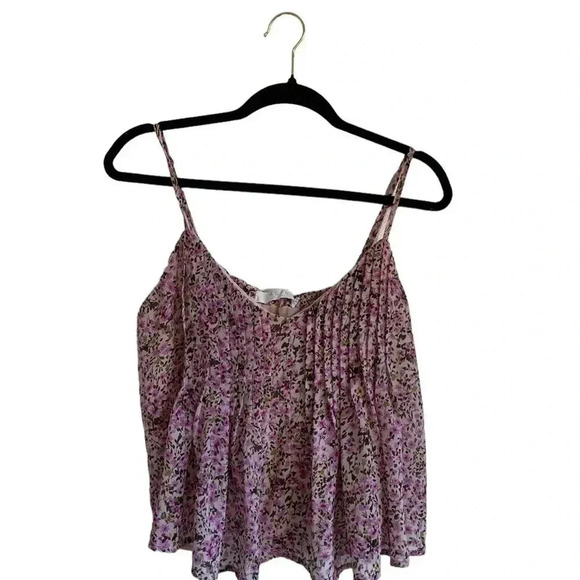 ASTR The Label  Lavender Multi Floral Cami Top (M) - Picture 1 of 8